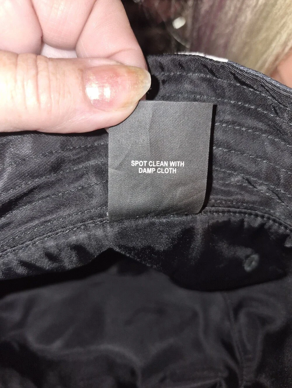 Steve Madden Hat UPF 50+ Sun Protection Cotton Twill Bucket Hat Black Floral